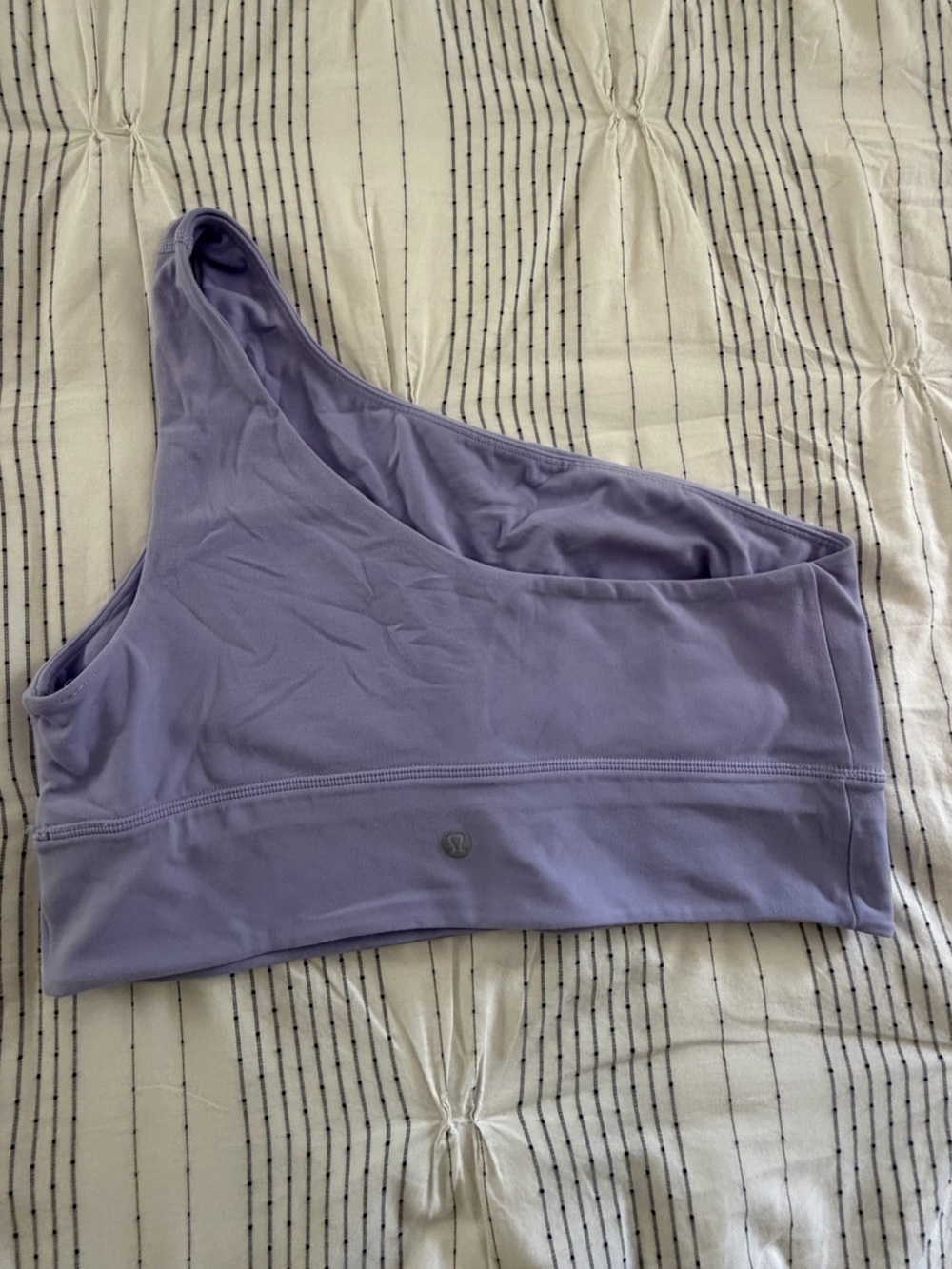 lululemon athletica One-Shoulder Sports Bra in Lavender